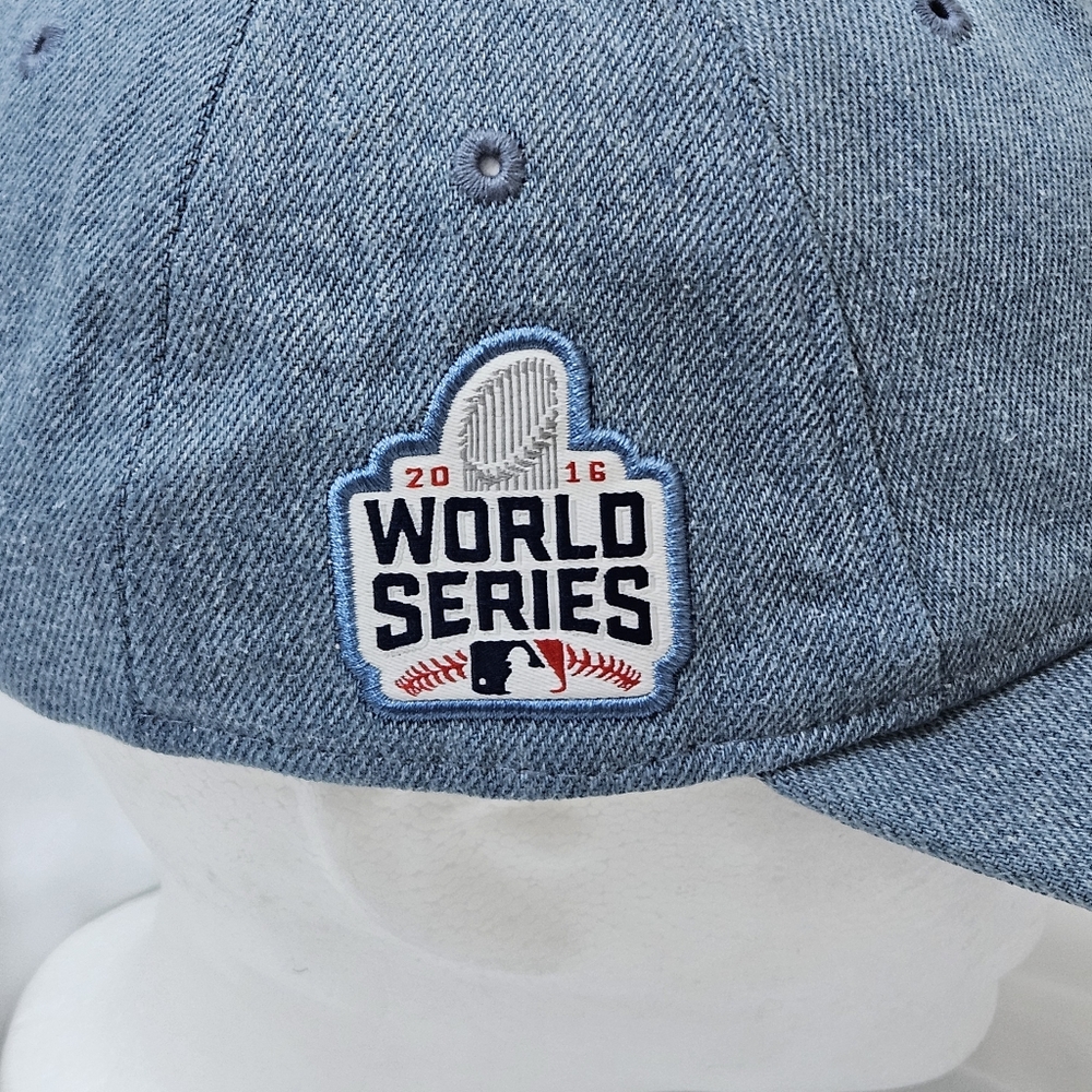 Levi's MLB 2016 World Series Denim Cap Adjustable Strapback Hat Cubs Rare - Picture 5 of 10
